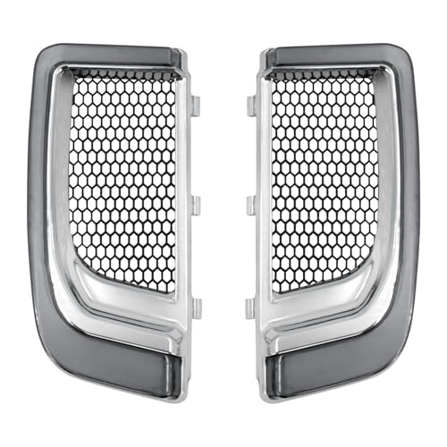 HDBUBALUS Engine Guard Lowers Grills Leg Fairing LED Turn Signal Light Running Light Compatible with Harley Touring Street Glide Road Glide Electra Glide FLHTK FLTRU 2014-2023 Chrome - Image 2