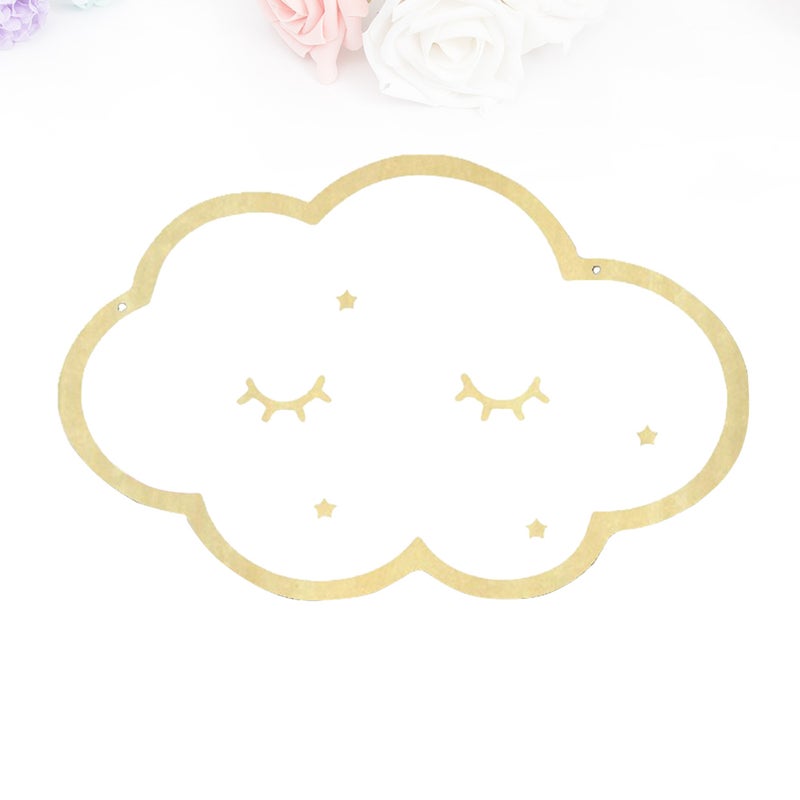 Wall Mirror Frame Hanging Mirror in the Shape of Cloud - Image 1