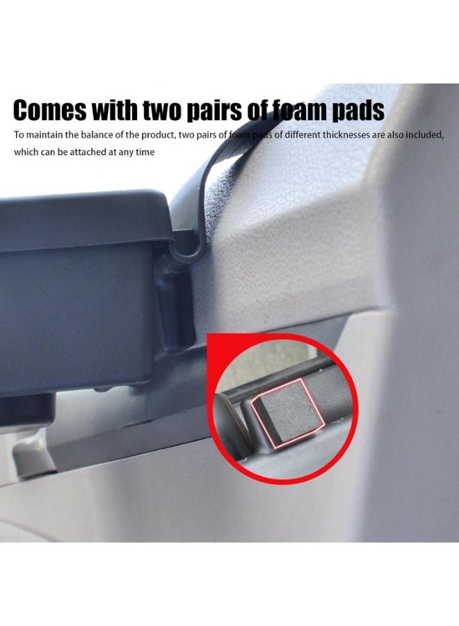 Soofam Car Window Multifunctional Storage Tray Organizer,  New Door Side Hanging Organizer with Cup Holder – Seat Gap Storage Box for Phones, Keys, Bottles, and Small Items - Image 2