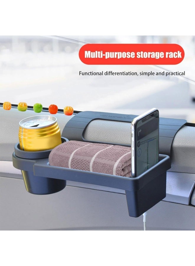 Soofam Car Window Multifunctional Storage Tray Organizer,  New Door Side Hanging Organizer with Cup Holder – Seat Gap Storage Box for Phones, Keys, Bottles, and Small Items - Image 5