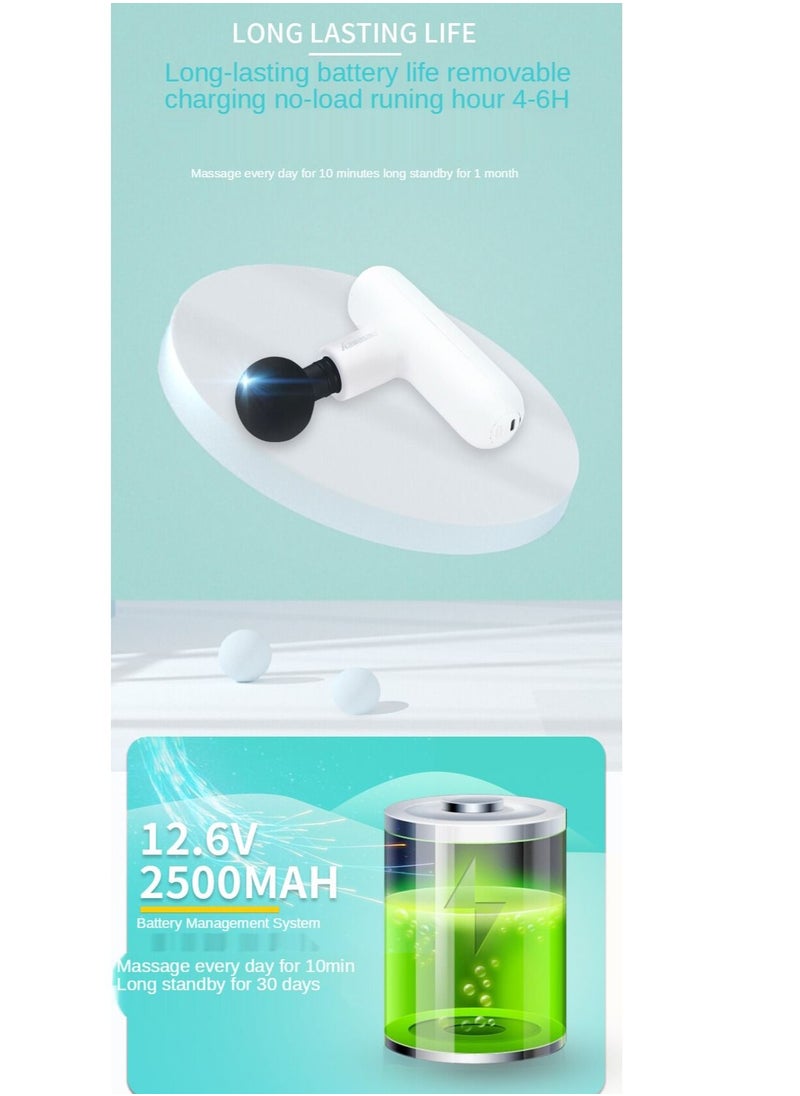 Kawasaki Kawasaki Massage Gun Blue - Deep Tissue Muscle Body   Neck, Relaxation  Relief Fitness  - Image 3