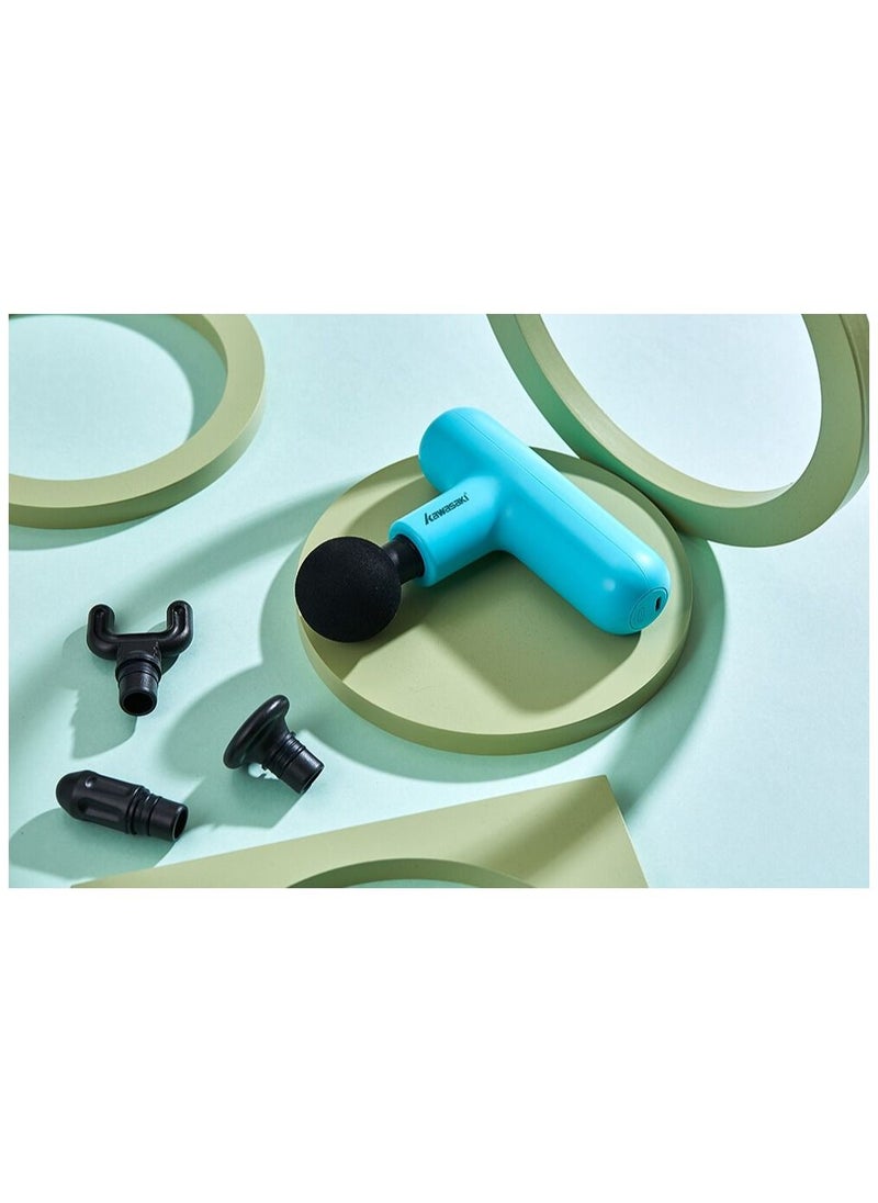 Kawasaki Kawasaki Massage Gun Blue - Deep Tissue Muscle Body   Neck, Relaxation  Relief Fitness  - Image 4