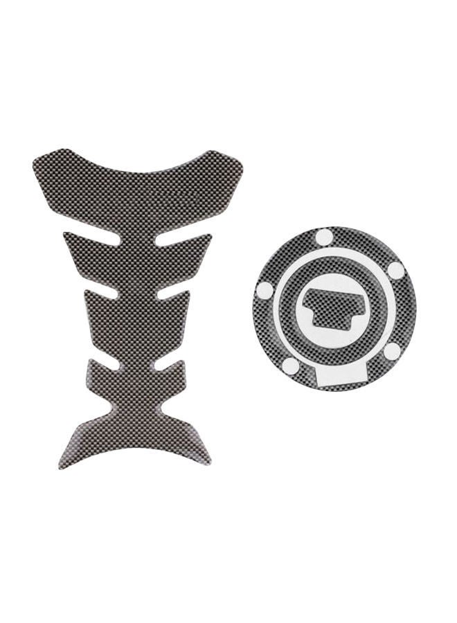 نيبمينينت قطعتان من ملصق الكربون لخزان الوقود وغطاء الغاز لهوندا CBR 600RR F4i - Image 1