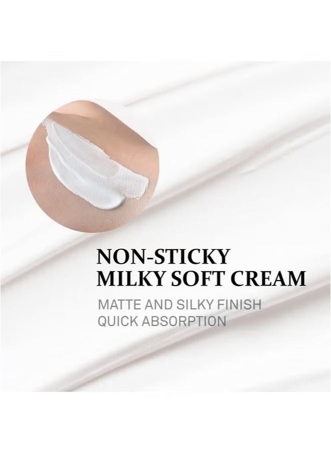 COSNORI Whitening Dress Toneup Cream Skin Radiance Face Moisturizer 24Hr Lasting Hydrating & Sebum Control Face And Body Vegan No Animal Tested Uneven Hyperpigmentation 1.69 Oz - Image 3