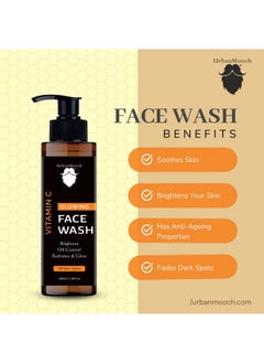 Brightening Vitamin C Face Wash | All Skin Types | Glowing Bright Skin | Refreshing | Paraben & Sulphates Free | Face Wash For Men | 100 Ml - pzsku/ZDB3F2636CDCB2FF27C3DZ/45/_/1735816732/96bd2722-a36a-4f9f-9684-578f4a54a49a