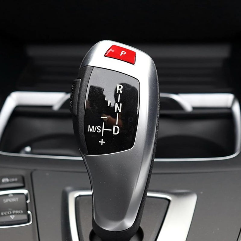 Gear Shift P Button Replacement, Sporty Gear Shift Knob Lever for 1 2 3 4 5 6 7 Series, Includes X3 X4 X5 X6 Models - High - Grade ABS Material, Easy Installation, Durable and (Red) - Image 2