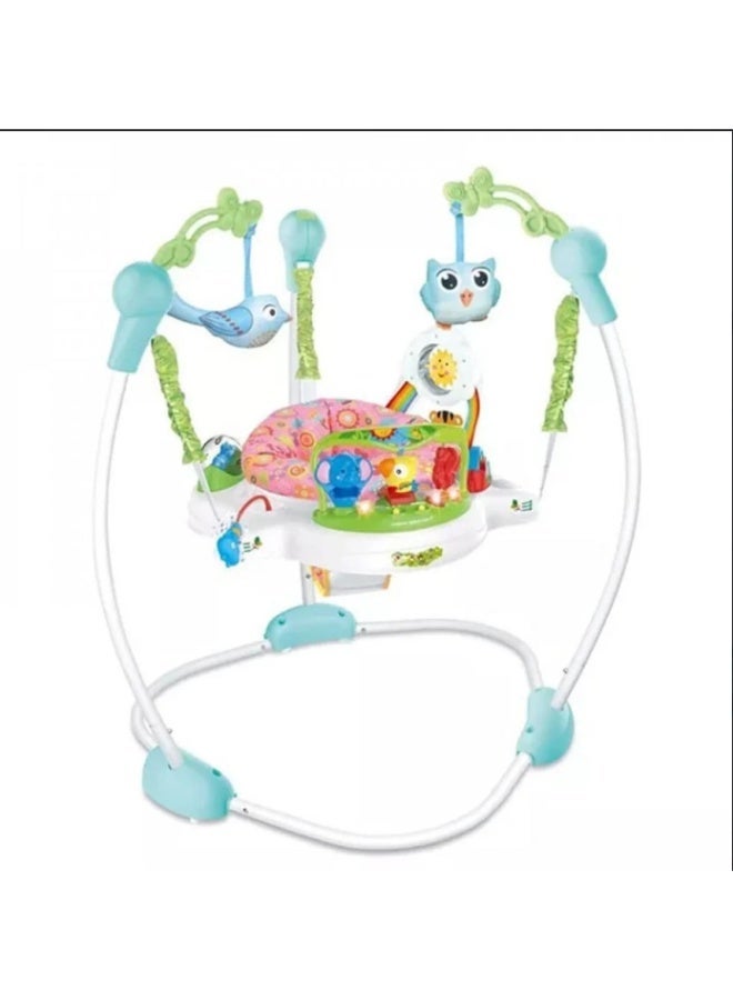 Tropical Jungle Baby Bouncer with Music and Light - Image 1