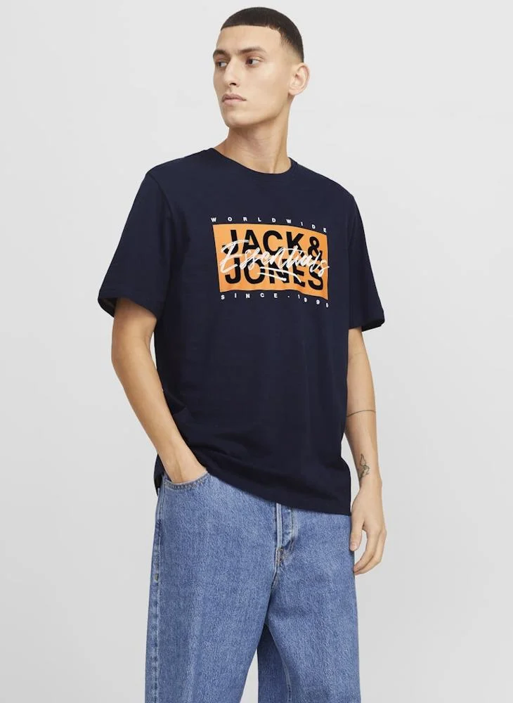 JACK & JONES Jjcolton Colton Crew Neck T-Shirt