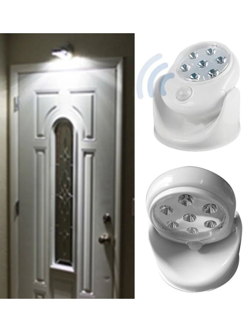 مصباح LED ينشط بالحركة أبيض 5x5.80بوصة - Image 4