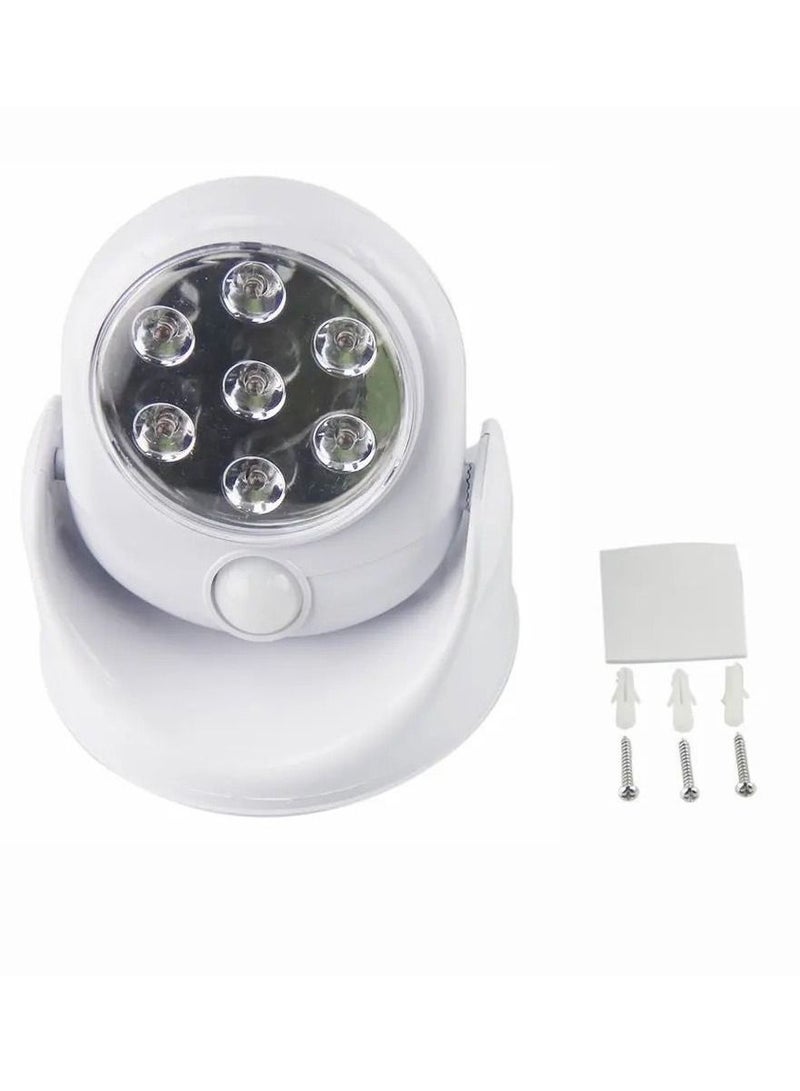 مصباح LED ينشط بالحركة أبيض 5x5.80بوصة - Image 2