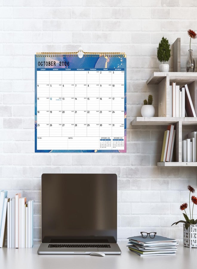 BowCuk Wall Calendar 2026-2027 - 2 Year Calendar 2026-2027, Jan 2026 - Dec 2027, 14.57 x 11.42 In, 2026 Calendar 24 Months, Monthly Calendar 2026, with Ruled Blocks, Thick Paper, Holidays, To-do List ＆ Notes - Image 2