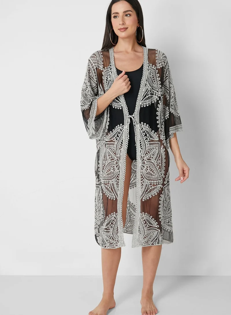 ايلا Embroidered Coverup