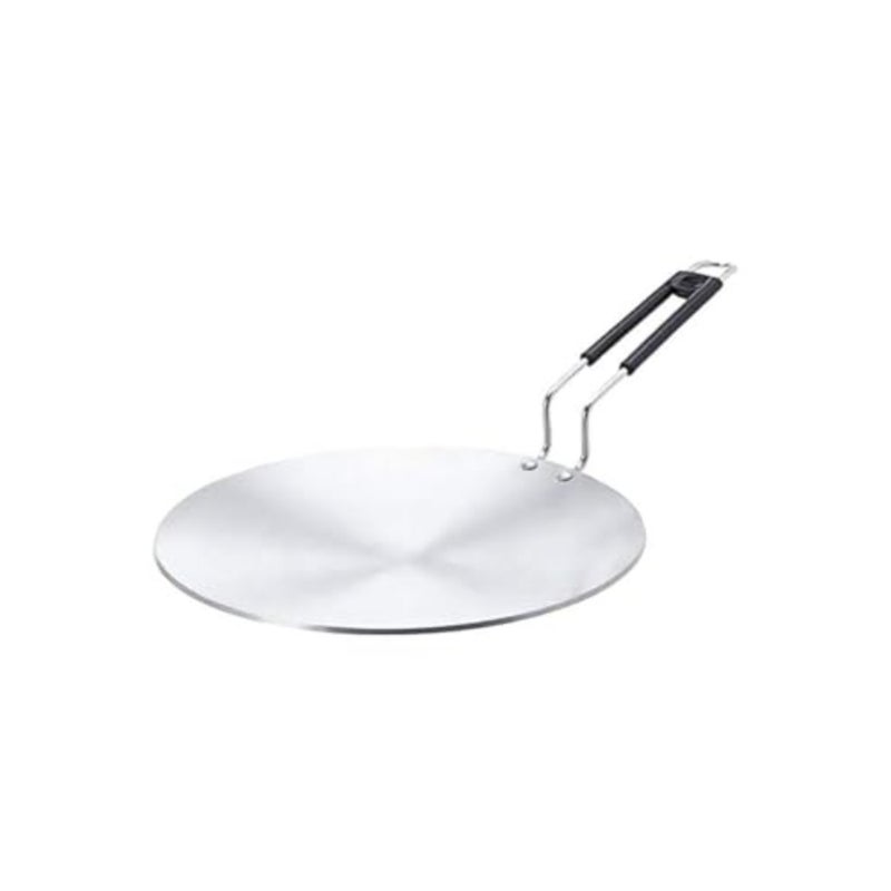 Aluminium Tawa Silver/Black 12inch - Image 3