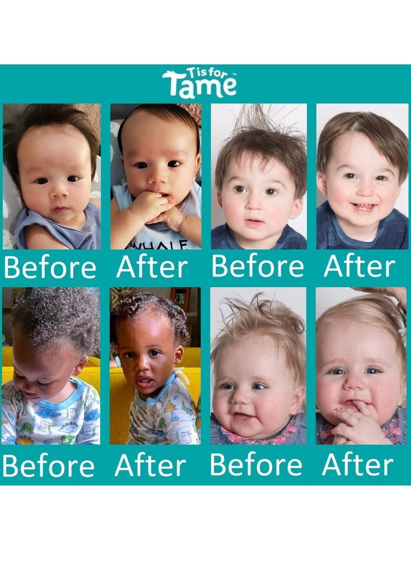 T is for Tame T is for Tame Taming Cream & Hair Detangler Spray for Toddler - Natural Conditioner Spray, Anti Frizz Styling, Smoothing Cream for Frizz Control, Flyaway, Kids Curly Hair  - Image 3
