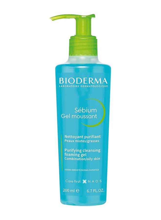 Bioderma Sebium Purifying Cleansing Foaming Gel 200ml - Image 1