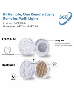 Generic Underwater Pool Lights for Above Ground Pools, Floating Waterproof Magnetic Submersible LED Lights with Remote for Swimming Pool, Inground Pond, and Tub, Color Changing  - Image 4