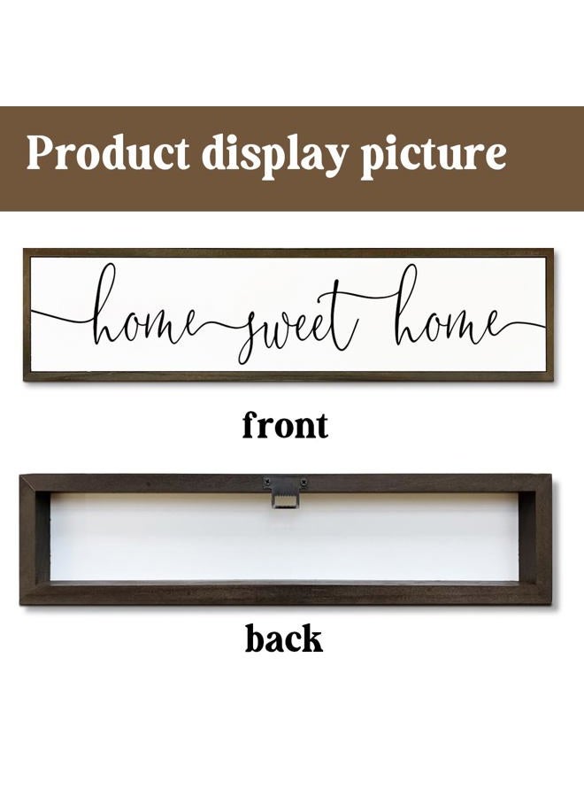 WKYAER Family Sign for Home Decor, Rustic Vintage Wooden Family Wall Decorations 18 - Image 3