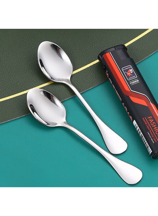 YIJUKE Yijuke [3 Pieces] 9cm Extra Small 304 Stainless Steel Spoon, Delicate Mini Coffee Spoon, Seasoning Spoon, Dessert Spoon  - Image 3