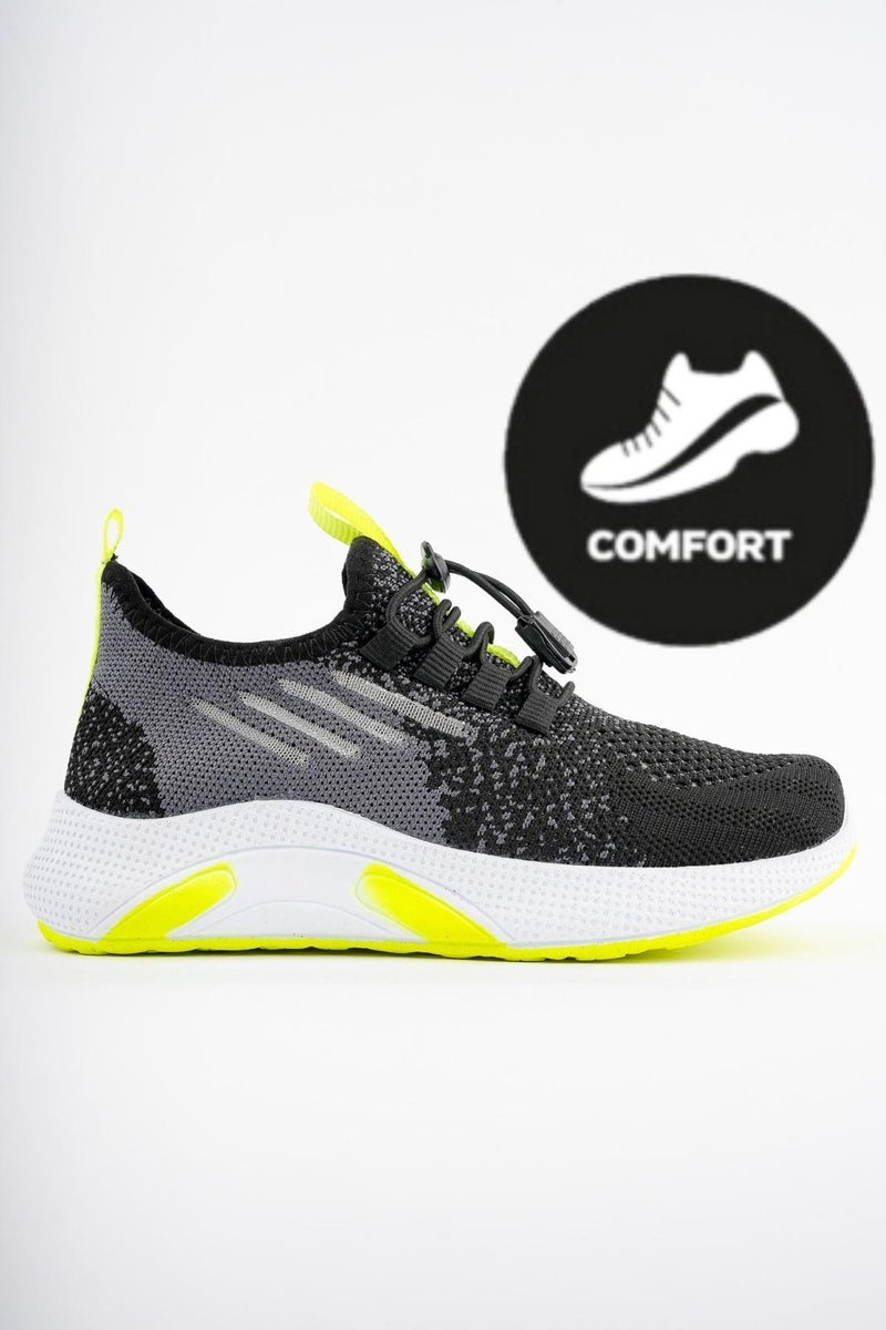 muggo Jetson Daily Unisex Children's Guaranteed Lace-up Comfortable Sneaker Sports Shoes  - Image 1