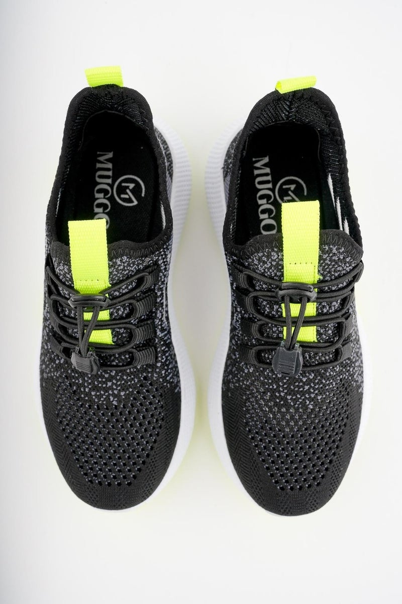 muggo Jetson Daily Unisex Children's Guaranteed Lace-up Comfortable Sneaker Sports Shoes  - Image 4