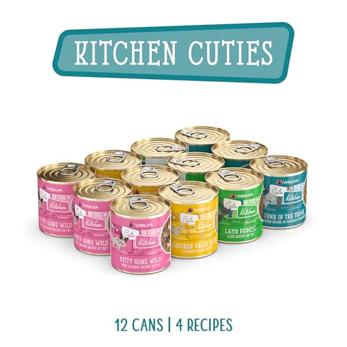 Weruva Cats in The Kitchen, Kitchen Cuties Variety Pack, Wet Cat Food, 10oz Cans (Pack of 12) - Image 2