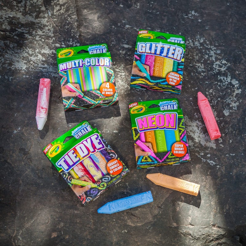 Crayola Neon Chalk 5ct - Image 2