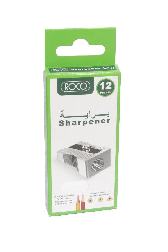 ROCO Pocket Sharpener – Single Hole, Silver - Image 1