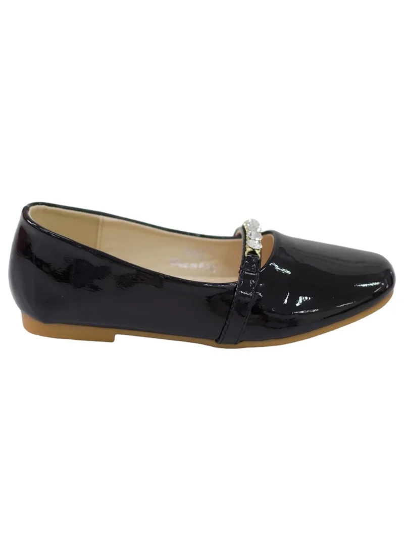 لاماراباريس RUHI GIRLS BALLERINA WITH DIAMOND STRAP BLACK