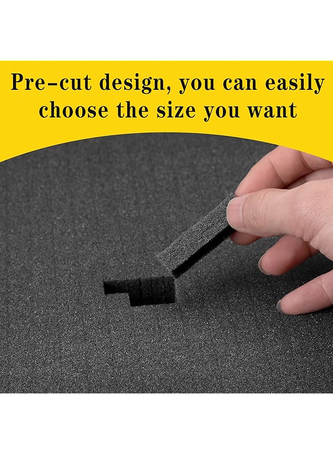 erorex 4 Pcs Pick Apart Foam Insert 2 Size Pick And Pluck Foam Pluck Pre Cube Sheet Foam With Bottom Use For Board Game Box Cases Storage Drawer Length 12 Inch - Image 4