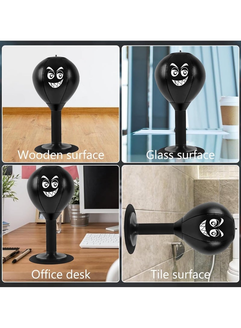 Desktop Punching Bag,Fun Punch Rage Bag,Stress Buster with Suction Cup for Office Table and Counters,Heavy Duty Stress Relief Ball,Desktop Boxing Speed Ball for Adults Kids,Boxing Relaxation Toys - Image 2