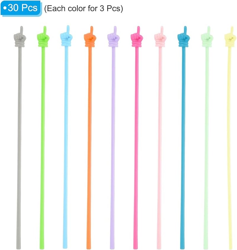 30 Pcs 10 Colors Teacher Pointer Stick Classroom Whiteboard Presentation Guide Coach - Image 4