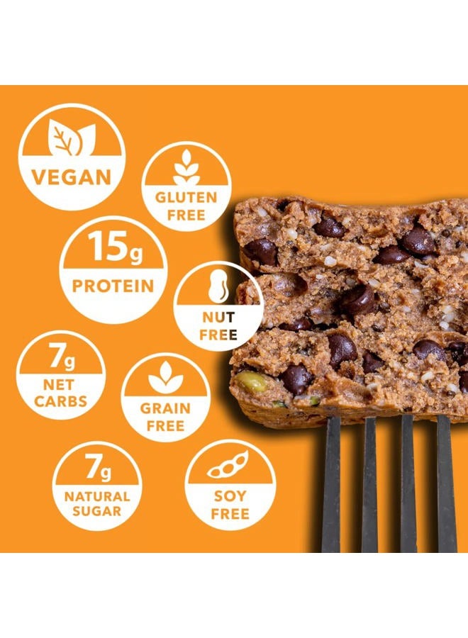 FEEL Feel Vegan Protein Bars - Keto, Gluten Free, Organic, 15g Protein - Dairy Free, Low Sugar - Variety Pack (6 Flavors, 6 Pack) - Image 3