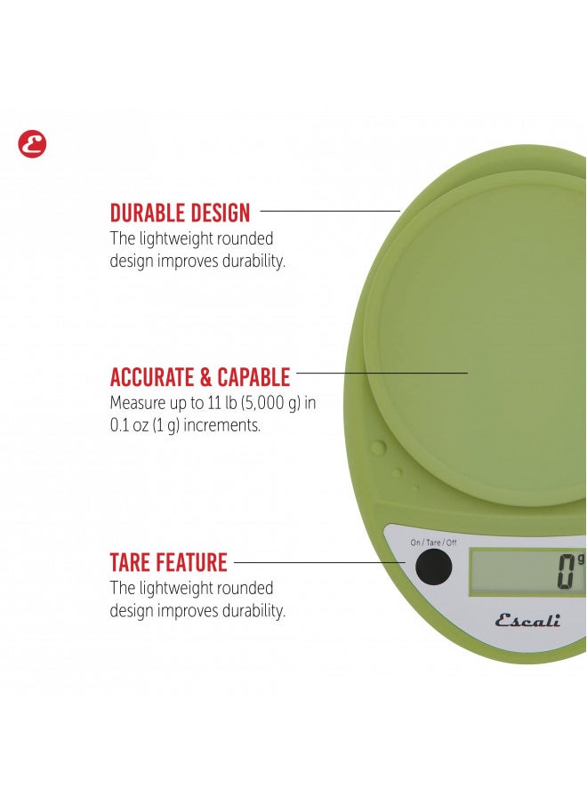 Escali Primo Digital Food Scale Multi-Functional Kitchen Scale and Baking Scale for Precise Weight Measuring and Portion Control, 8.5 x 6 x 1.5 inches, Tarragon Green - pzsku/ZDB403C9A828A8FC43168Z/45/_/1728458922/7b8790b6-72bc-43d1-a257-5df21cb16c86