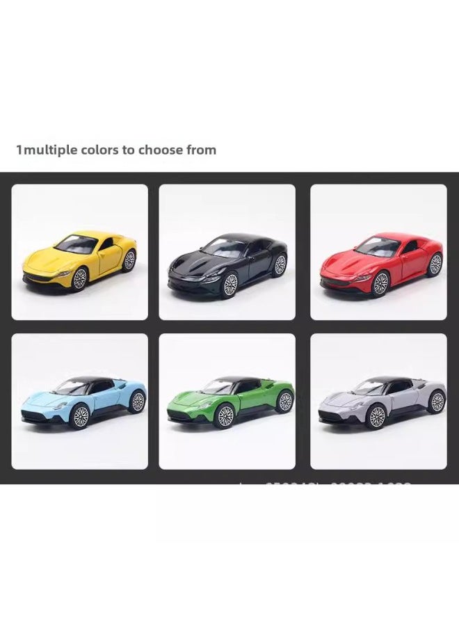 Simulation Alloy Car Model Huili Children's Toy Car 3-year-old Boy Doll Machine Toy Ornaments Wholesale-Color: 201 Wild M Track Edition Orange  - Image 4