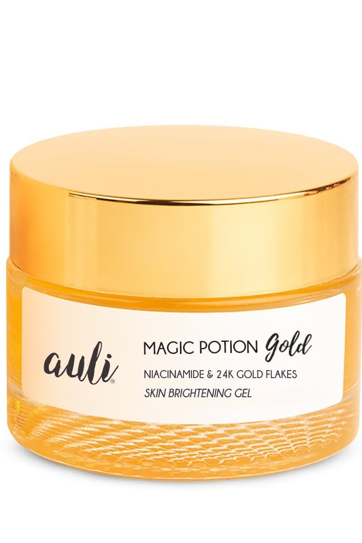 AULI LIFESTYLE Auli 24k Gold and 5% Niacinamide Hydrating Gel for All Skin Types 60GM - Image 1