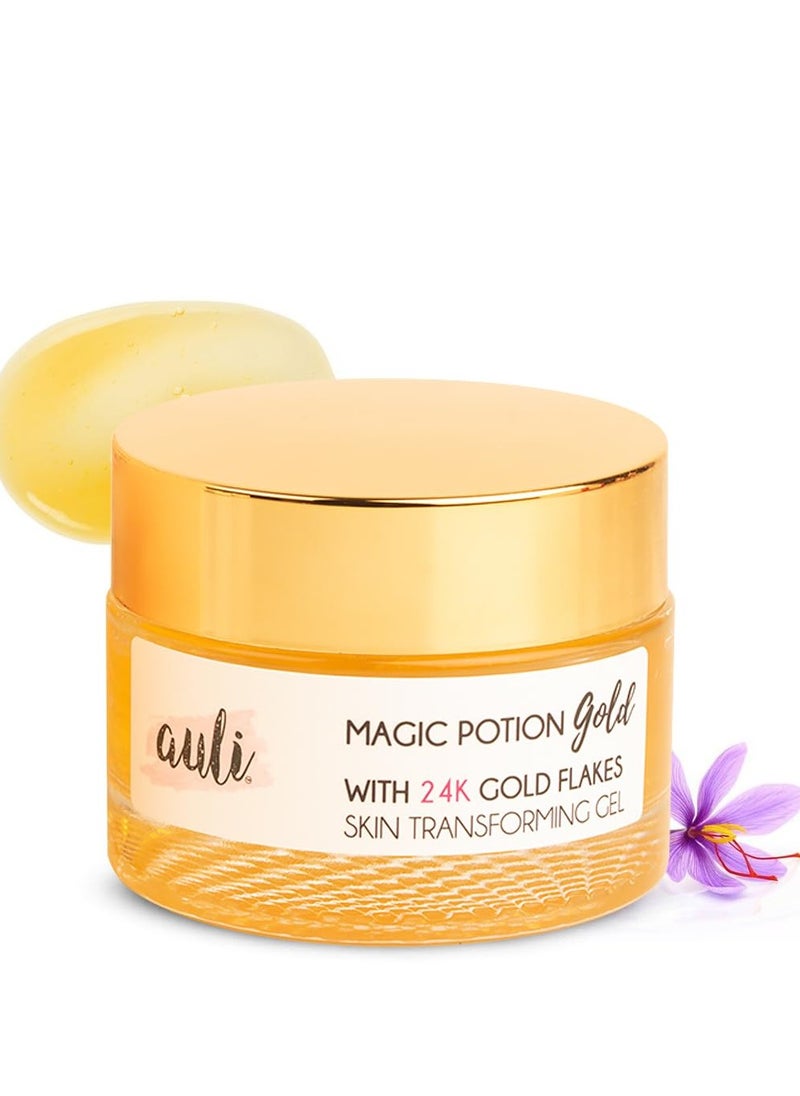 AULI LIFESTYLE - Auli 24k Gold and 5% Niacinamide Hydrating Gel for All Skin Types 60GM - Image 1