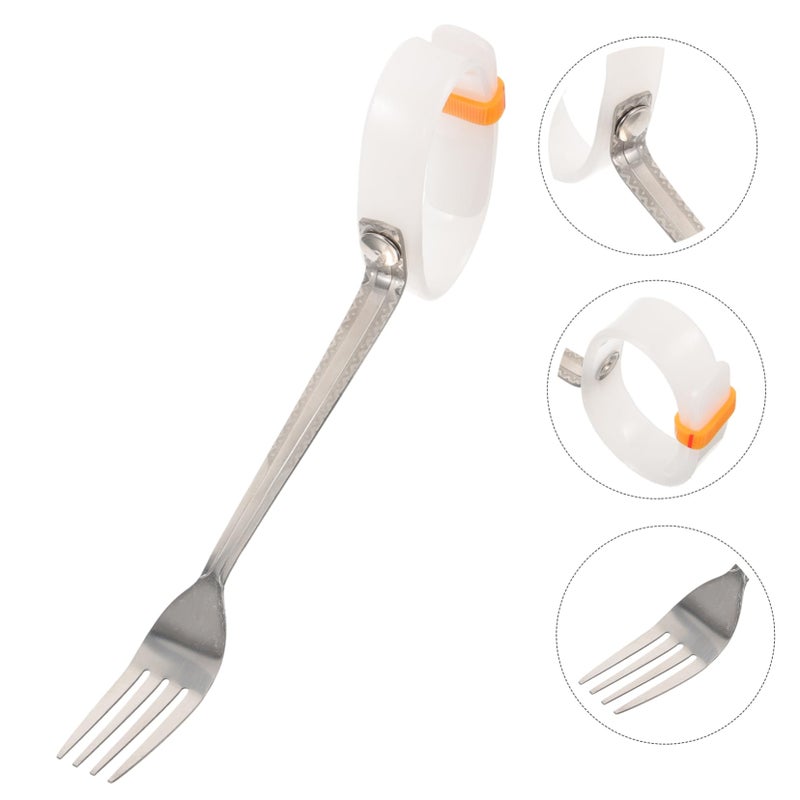 Adaptive Fork Handle Ergonomic Utensil For Elderly Disabled Improved Grip Comfort - Image 4