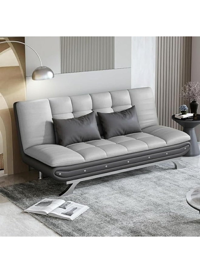 Zayn comforts Stylish Modern Sofa Bed â€“ Standard Size, Premium Fabric, Solid Pine Wood Base (Light Grey) - Image 1