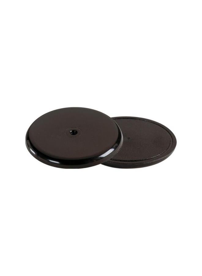 ACE 4-Piece Heavy Duty Vinyl SurfGrip Anti-Skid Round Furniture Pads Black 2inch 9646 - Image 2