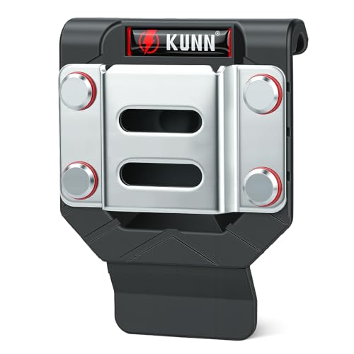KUNN Drill Holder for Tool Belt, Single Pack Drill Belt Clip & Tape Measure Holster | Low-Profile Quick-Release Holder | Fits Belts Up to 2.7" | for Impact Driver, Nailer - Image 1