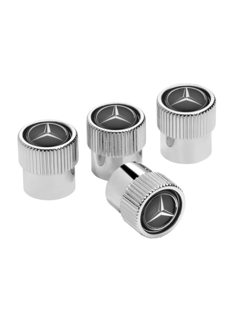 Mercedes-Benz Genuine Mercedes-Benz Air Valve Cap Black [Pack of 4] - Image 2