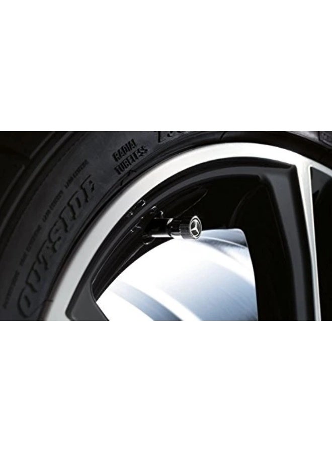 Mercedes-Benz Genuine Mercedes-Benz Air Valve Cap Black [Pack of 4] - Image 4