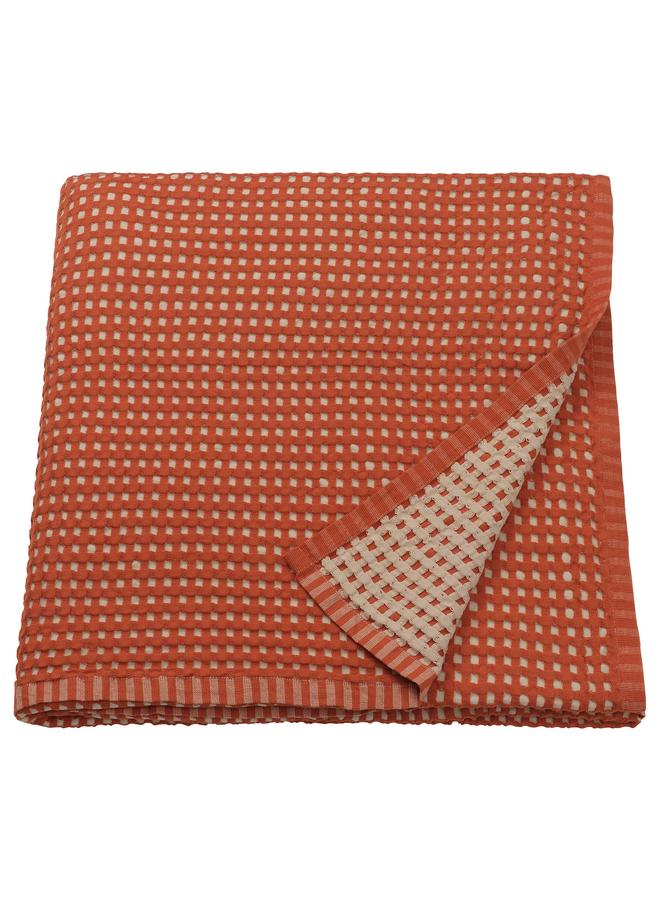 erorex Bedspread, Red-Brown/Beige, 150X250 Cm - Image 1