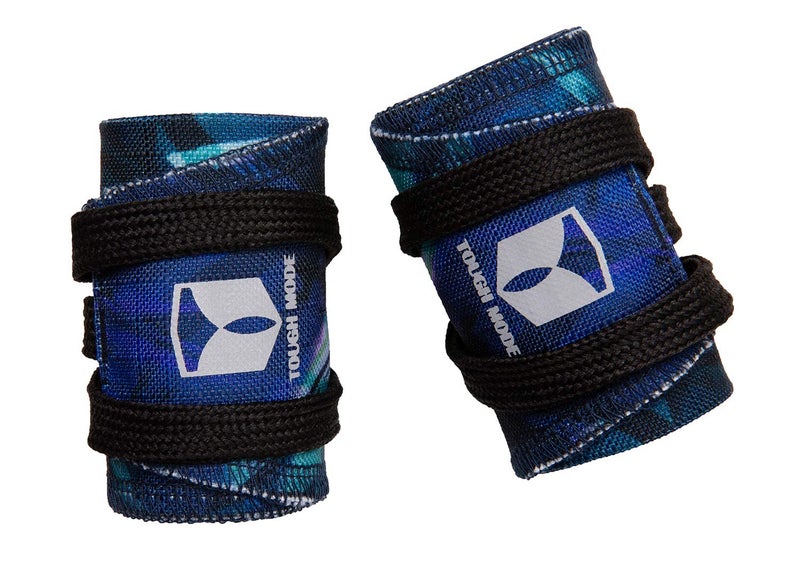 Tough Mode Apparel Strength Wrist Wraps Weightlifting Training Support Workout Lifting Bodybuilding WOD Gym (Green Abstract) - Image 4