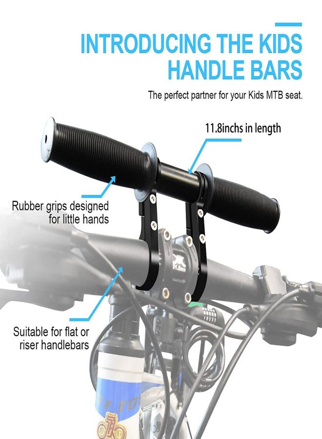 XNX Bike Bicycle MTB Kids Handlebars Extender Extension,11.8"(30 cm) Aluminum Alloy Bike Bracket Accessories,Child Seat Handlebar Accessory,for Bike Mounts,Bicycle Extender Bars,Fit 20-32mm Bars Caliber - Image 3