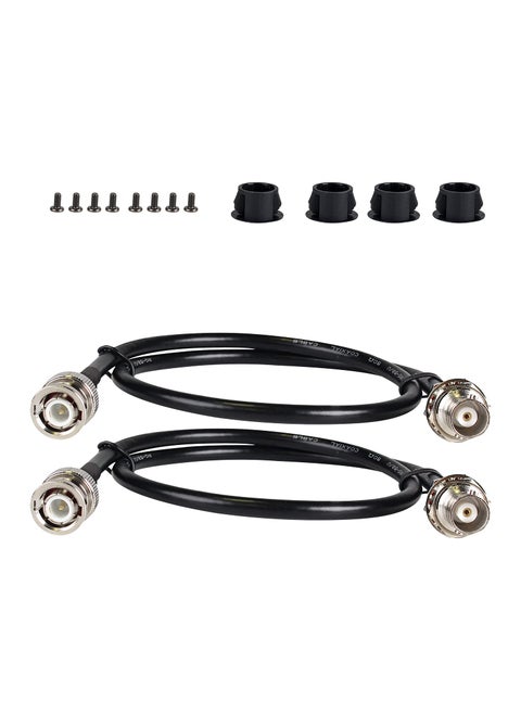 Phenyx Pro BNC Connecting Cables, BNC Cable 50 cm/1.6 FT for Front-Mounting Antennas, Compatible with Wireless Systems (ANTK-CBL)