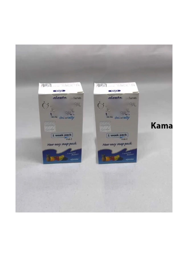 Original 100% Natural Herbal Body Treatment Pack — 2-box Easy Snap 14 Sachets Revitalizing Pack