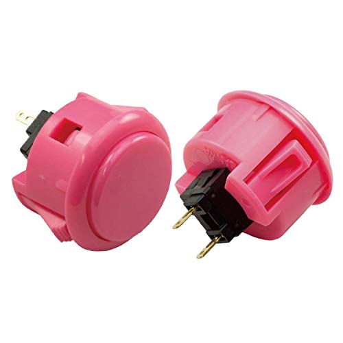 Sanwa 8 pcs OBSF-30 Original Push Button 30mm - for Arcade Jamma Video Game & Arcade Joystick Games Console (Pink), Use for Arcade Game Machine Cabinet S@NWA - Image 4