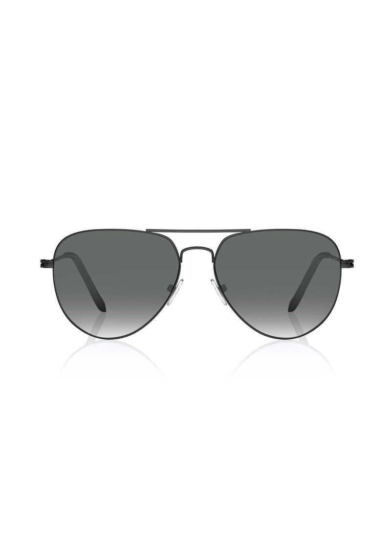 fastrack Black Aviator Men Sunglasses (M138BK1|58) - Image 1