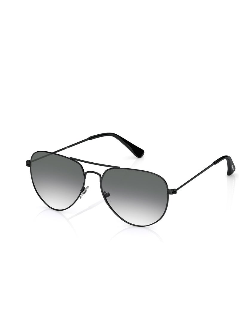 fastrack Black Aviator Men Sunglasses (M138BK1|58) - Image 2